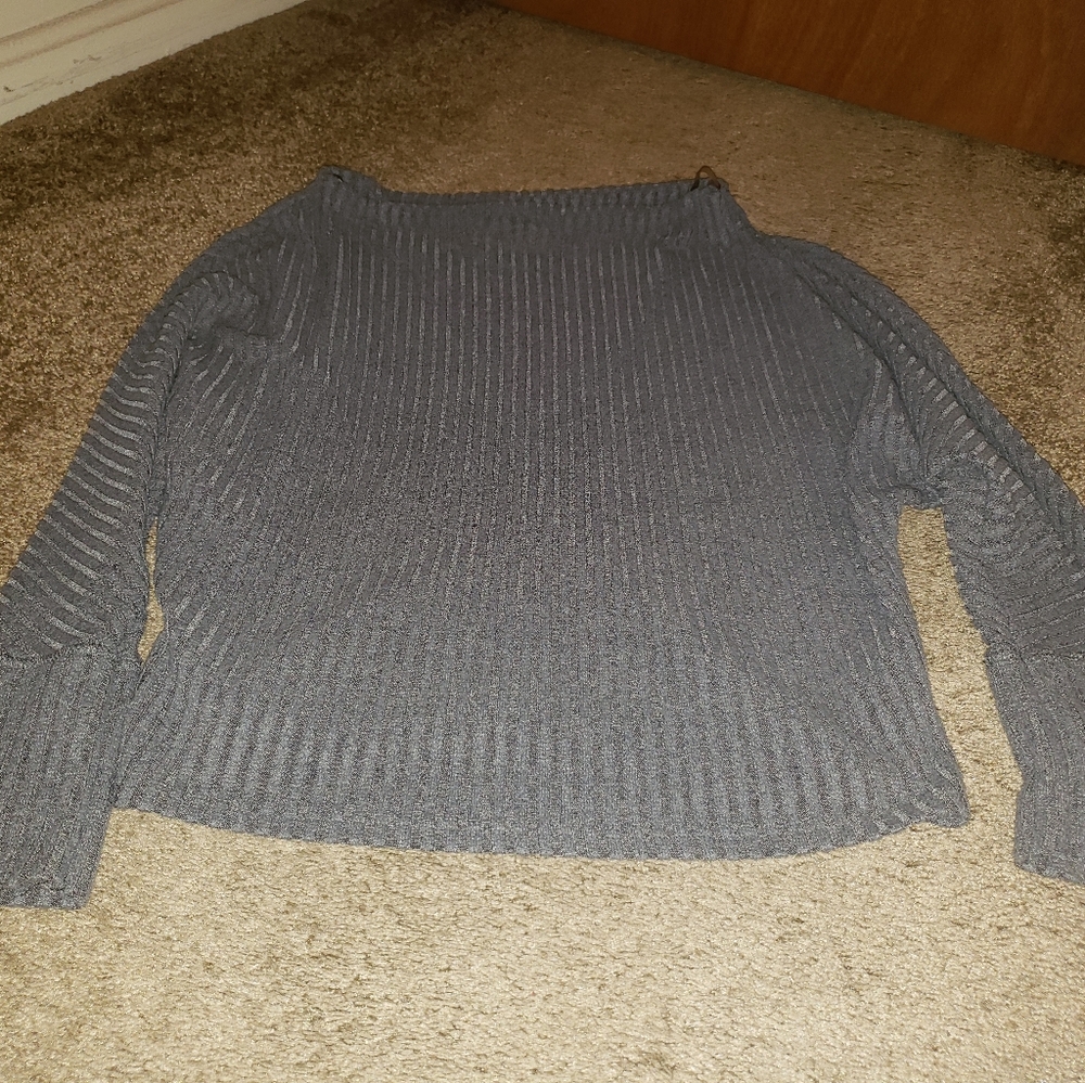 Gray sweater